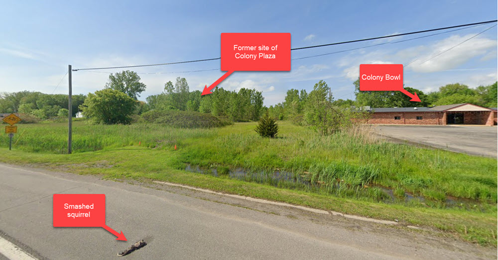Colony Plaza - Annotated Street View